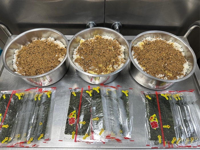 午點：香鬆小米飯手捲