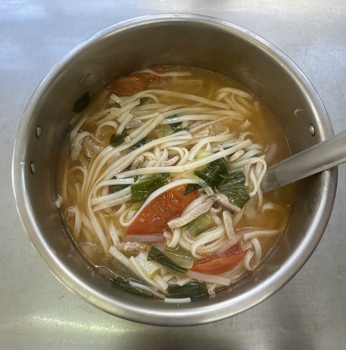 早點：蕃茄肉絲湯麵2024/12/10