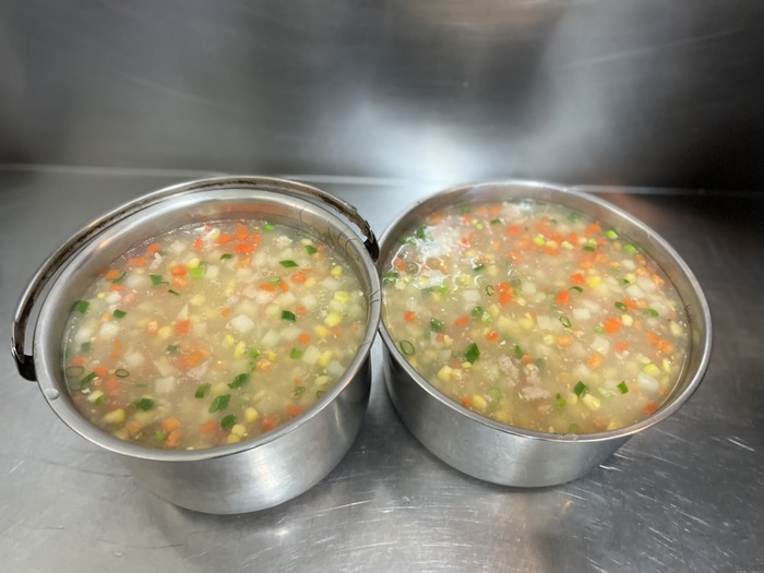 早點：玉米濃湯