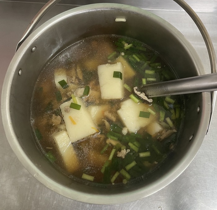早點：蘿蔔糕湯