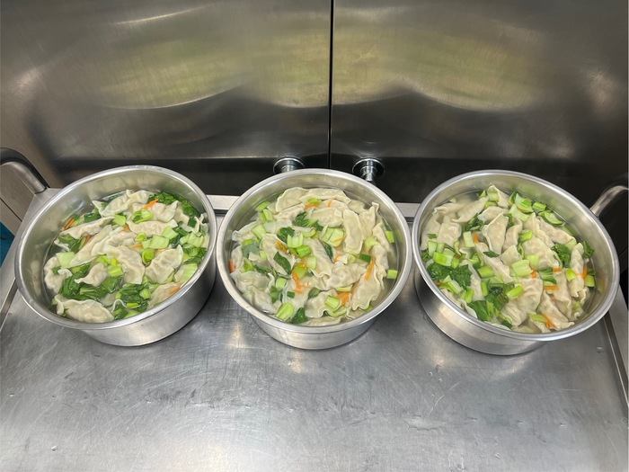 午點：蔬菜水餃湯
