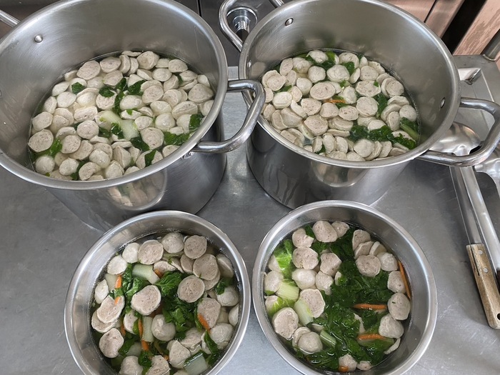 午點：青菜貢丸湯2024/08/21