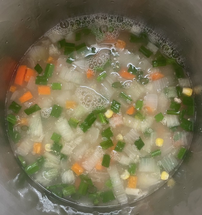 早點：玉米濃湯