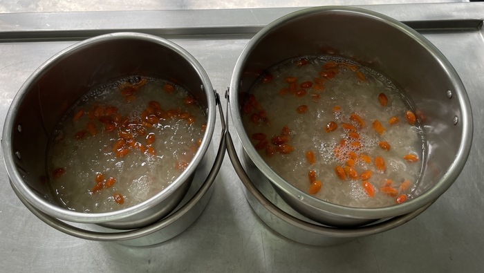 午點：枸杞銀耳西米露