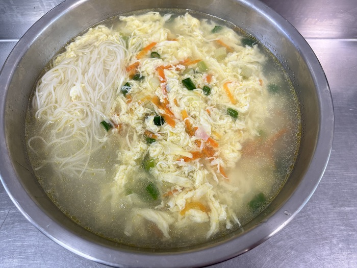 午點：麵線蛋花湯