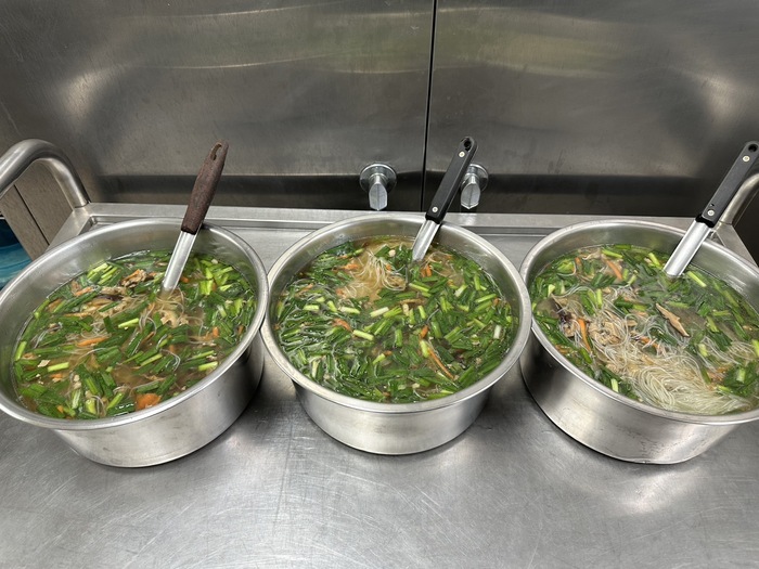 午點：肉燥米粉湯
