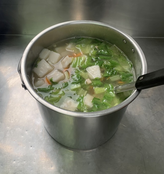 早點：肉燥芋頭糕湯