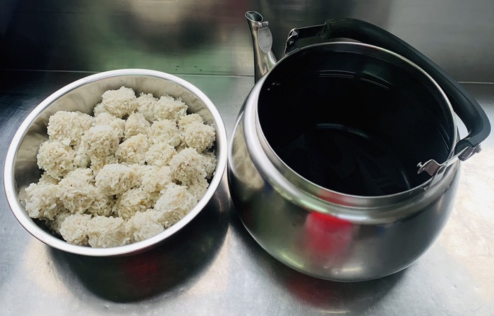 早點：珍珠丸子+決明子飲