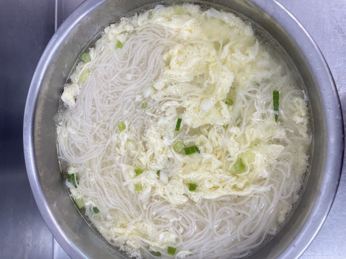 午點：麵線蛋花湯