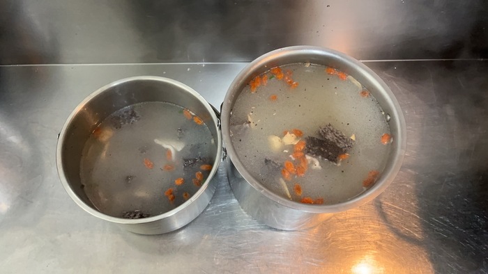早點：薑絲米血肉片湯2025/02/20