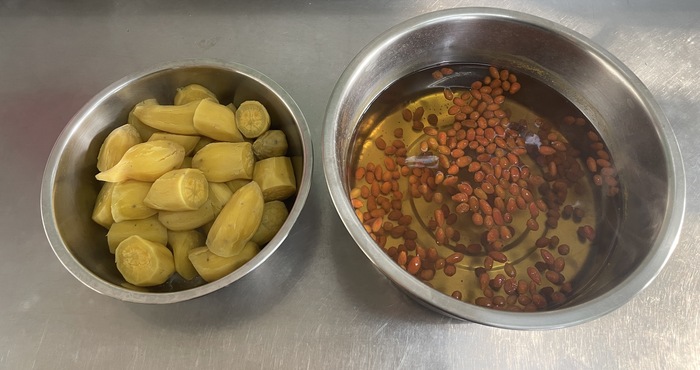 午點：蒸地瓜+明目飲2024/12/3