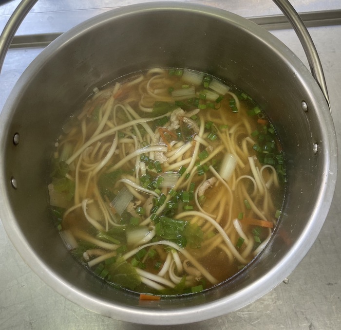 早點：陽春麵