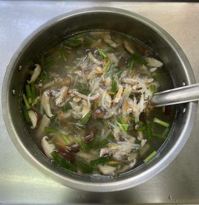 早點：蘿蔔肉絲羹清湯