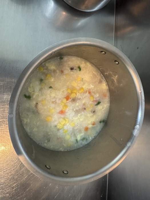 早點：廣東粥　
