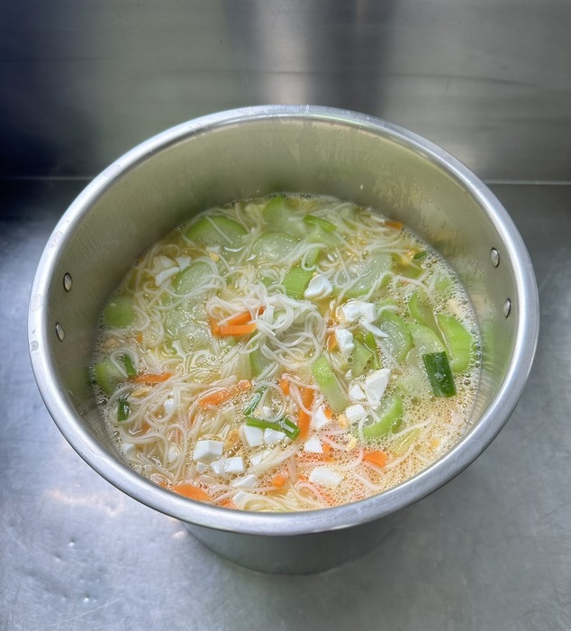 早點：絲瓜麵線湯