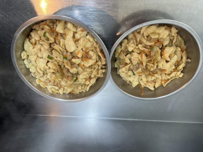 早點：乾拌麵疙瘩