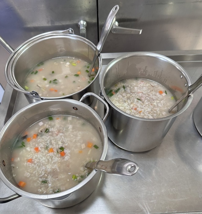 早點：芋頭鹹粥