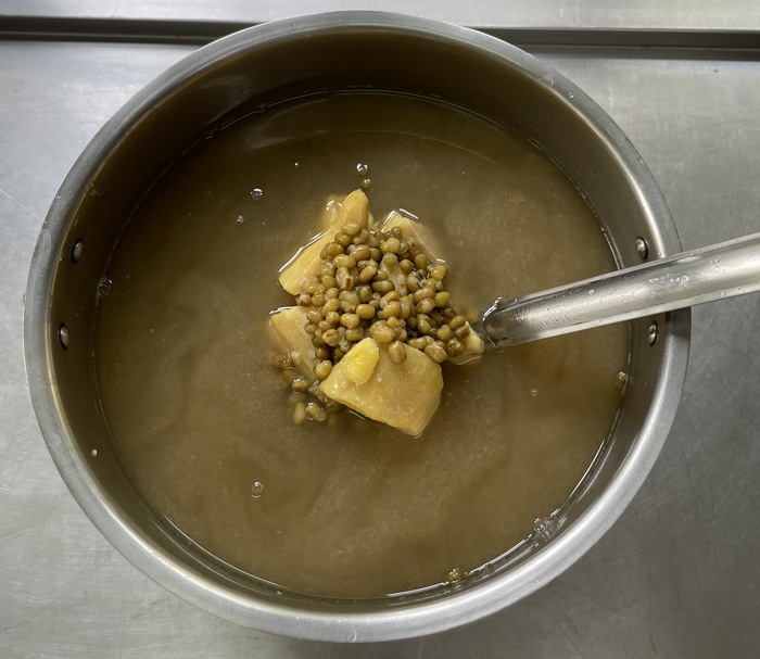 午點：地瓜綠豆湯