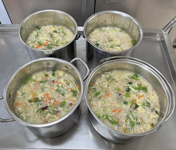 早點：麵線蛋花湯