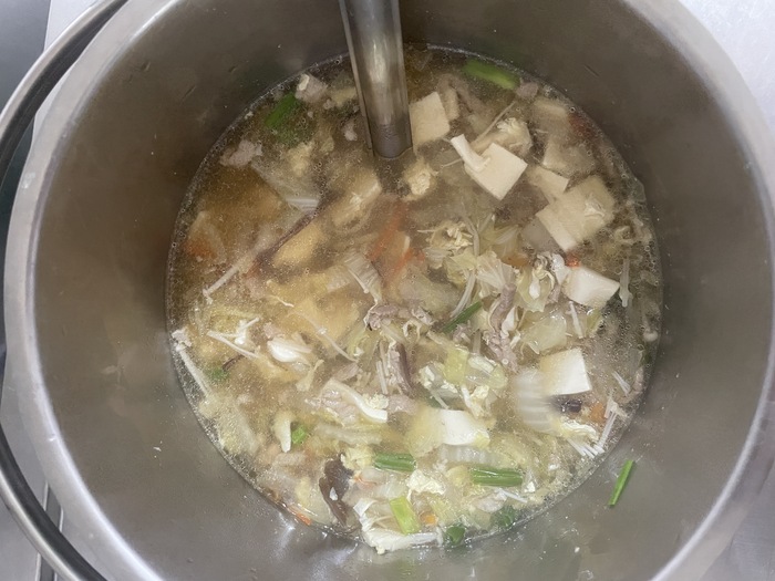 早點：蔬菜大滷湯