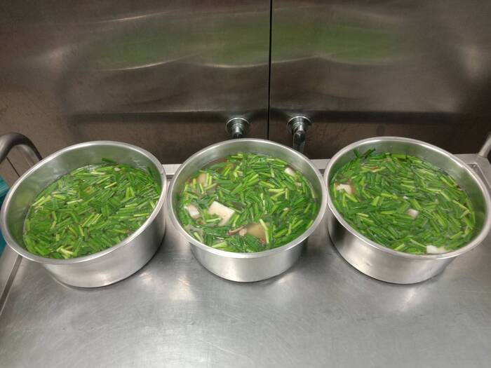 午點：蔥酥芋頭糕湯