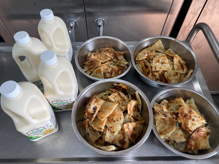 午點：蔥油餅+無糖豆漿2024/9/18