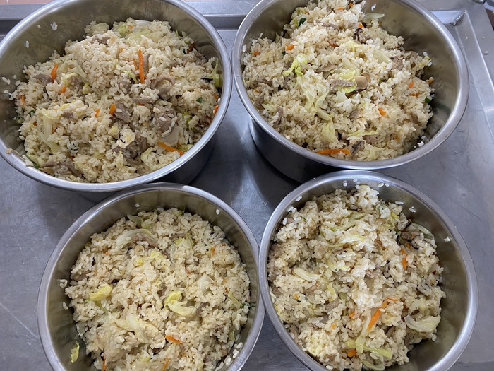 午點：香菇高麗菜糙米飯