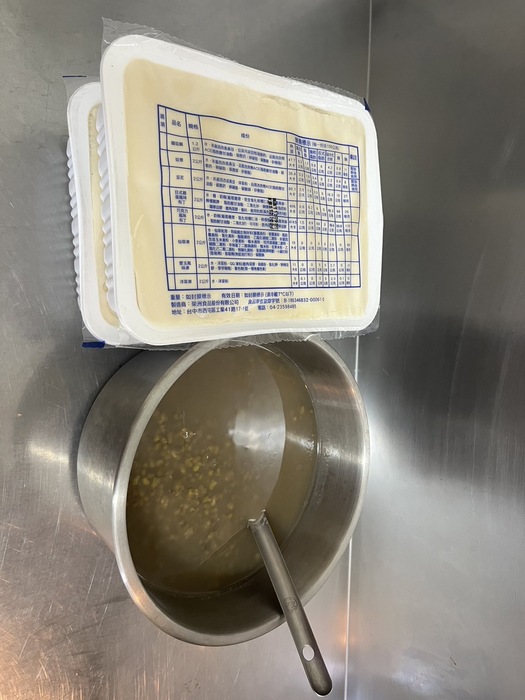 午點：綠豆豆花