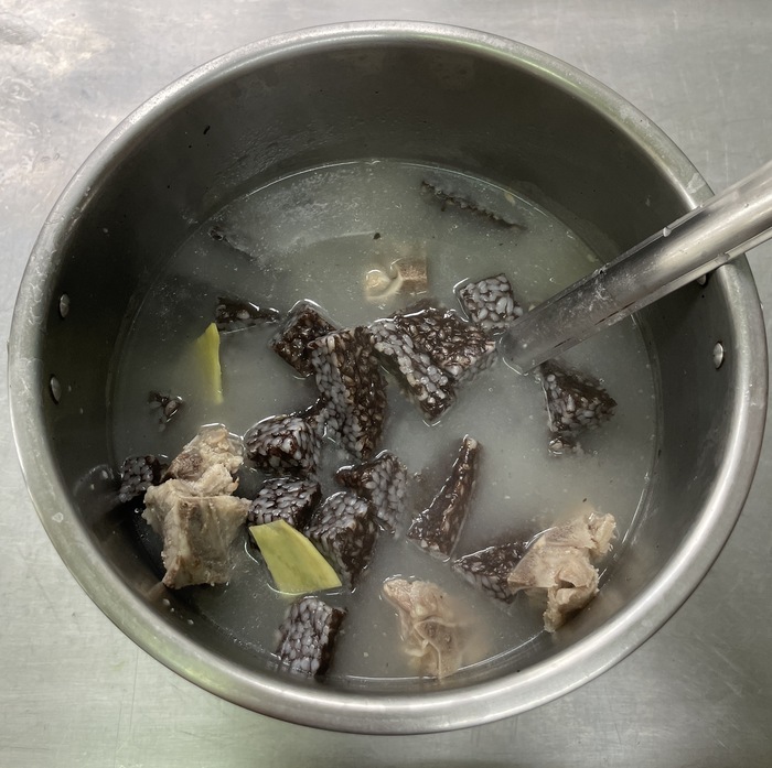 早點：薑絲米血肉骨湯2024/11/12