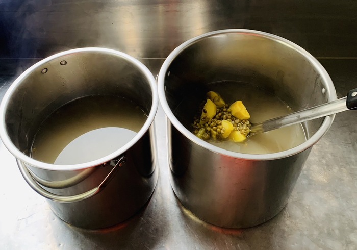 午點：地瓜綠豆湯