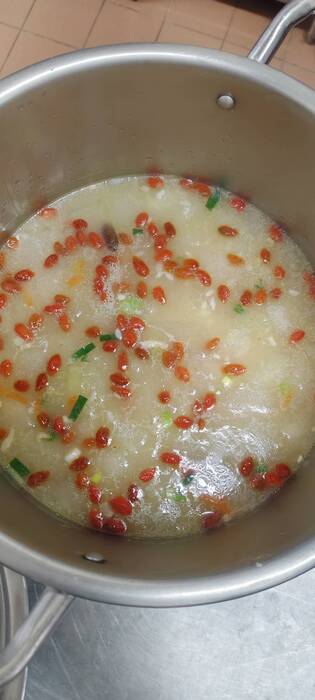 早點：冬瓜瘦肉穀粥