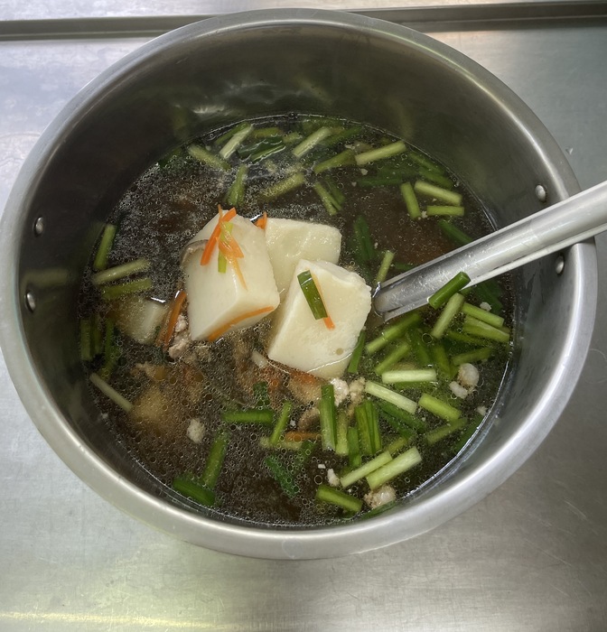 早點：蔥酥蘿蔔糕湯2024/08/20
