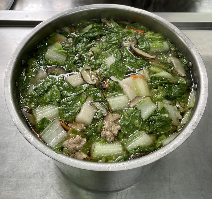 早點：肉燥芋頭糕湯